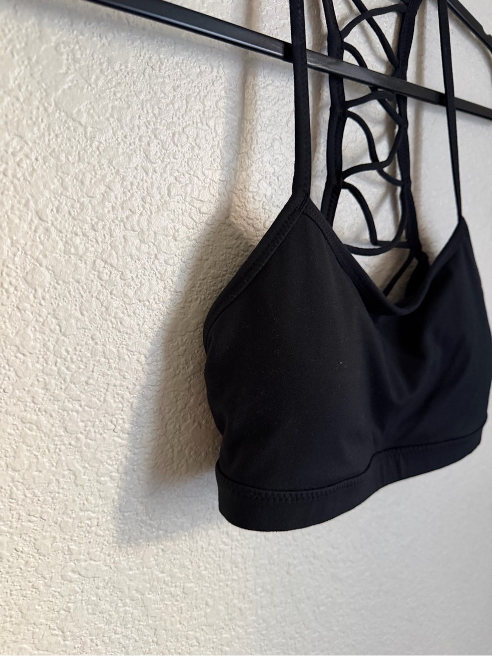 Prana Isaline Strappy Sports Bra M Black - Picture 5 of 9